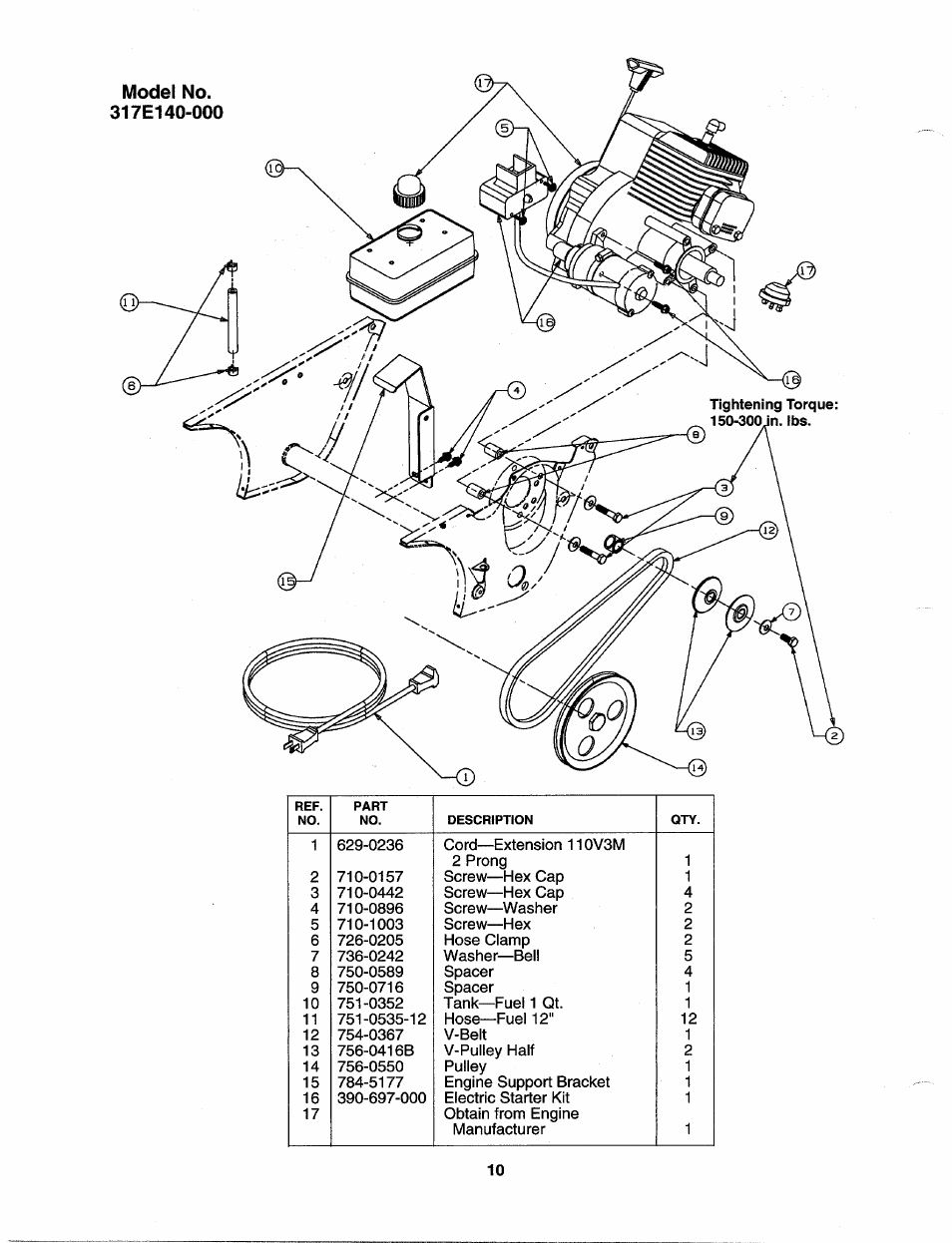 MTD 317E152-000 User Manual | Page 10 / 12