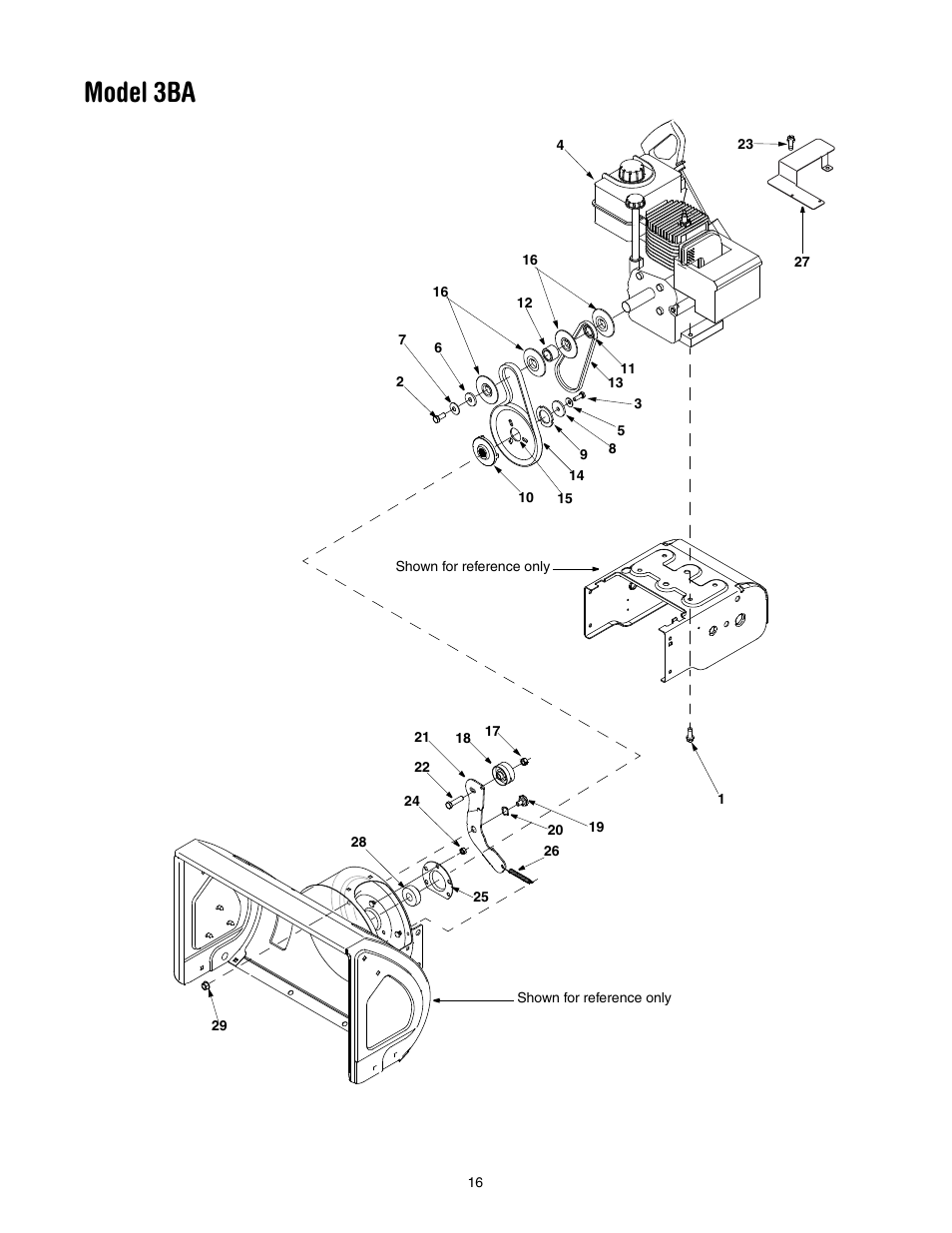 Model 3ba | MTD 3BA User Manual | Page 16 / 20