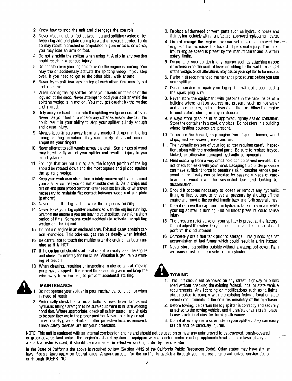 MTD 249-623-003 User Manual | Page 4 / 19