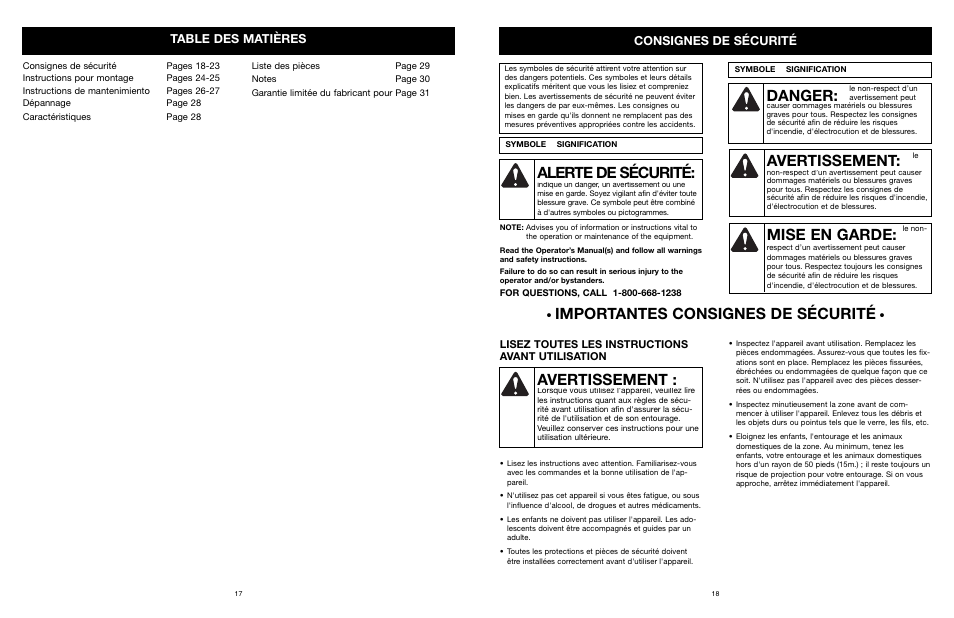 MTD 31A-020-900 User Manual | Page 18 / 50