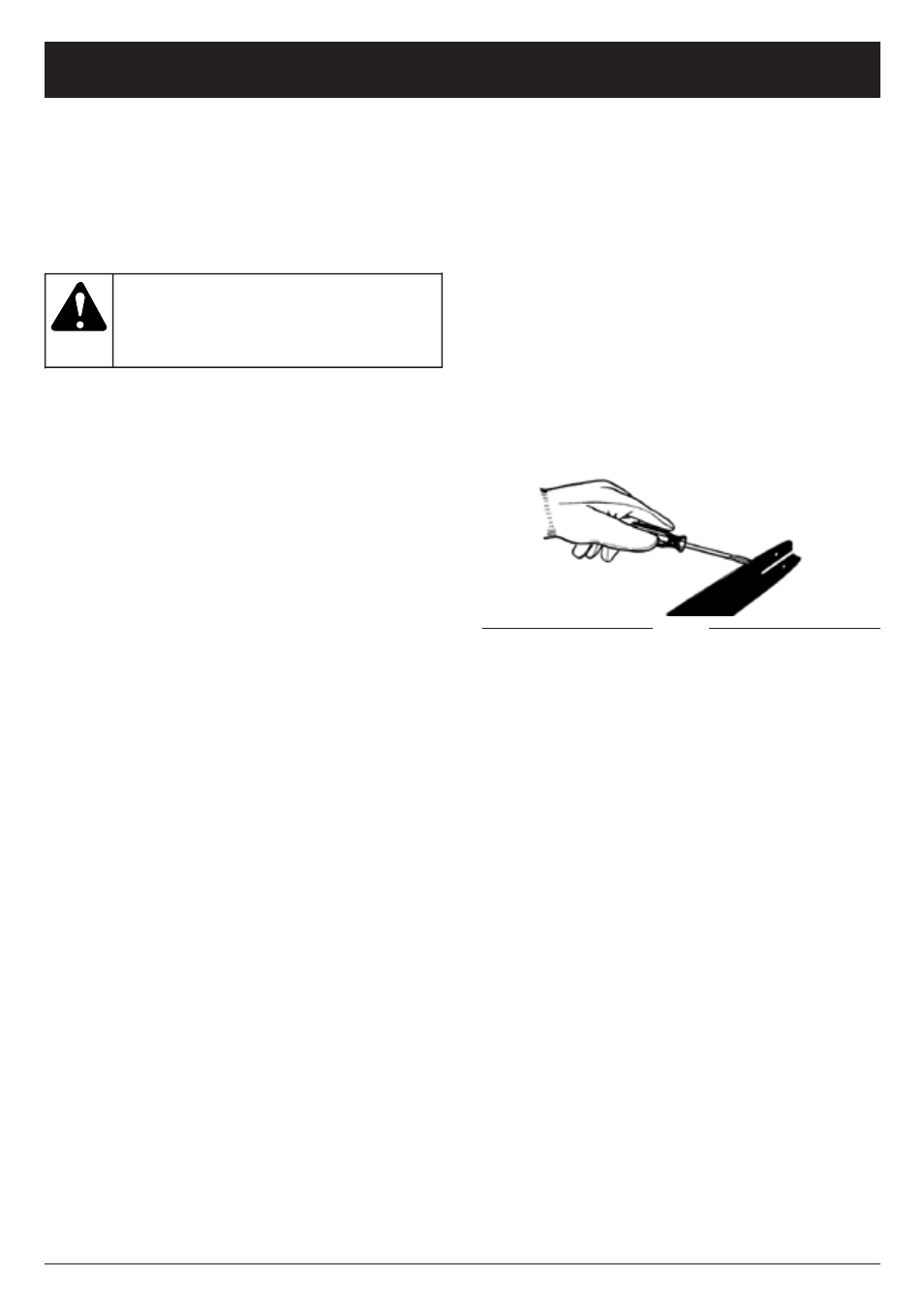 Avertissement, Instrucciones de mantenimiento y reparación | MTD TBPS User Manual | Page 26 / 44