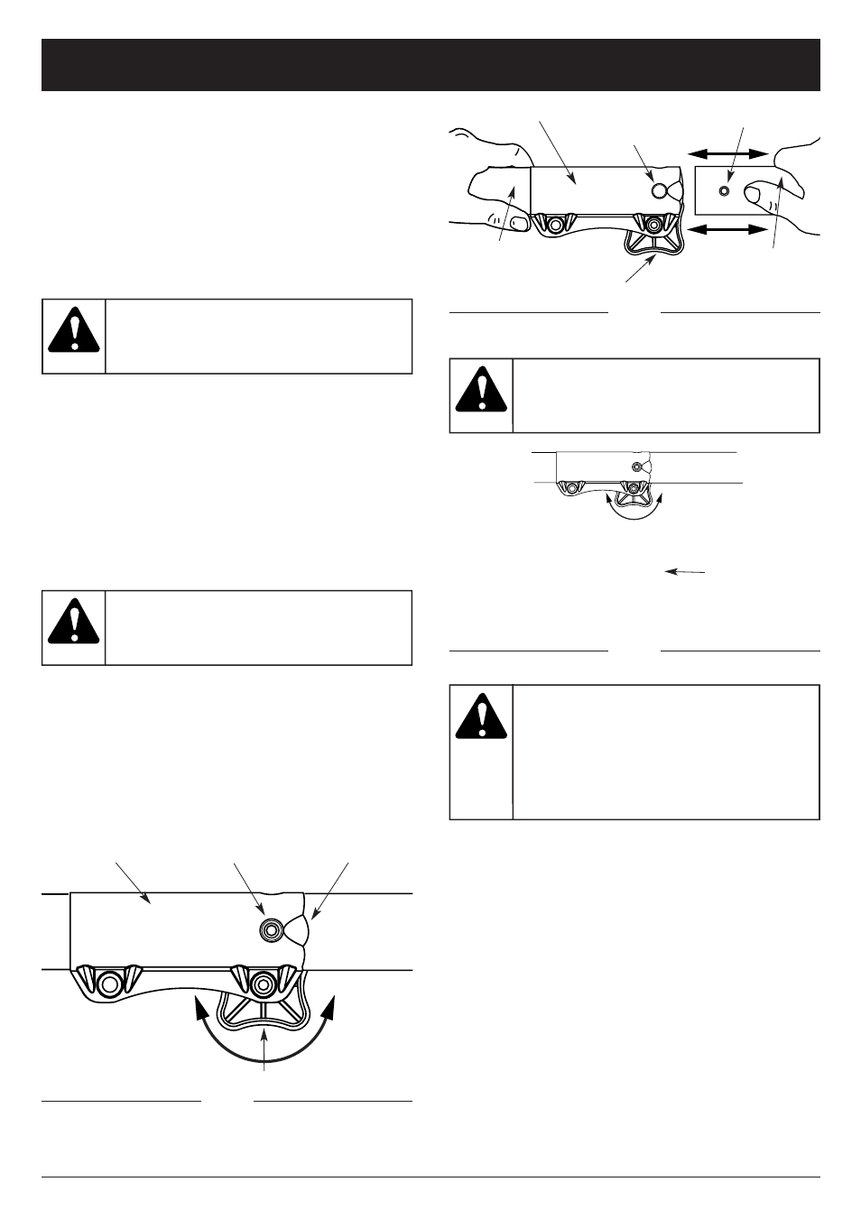 Precaucion, Advertencia, Instrucciones de operación | MTD TBPS User Manual | Page 36 / 44