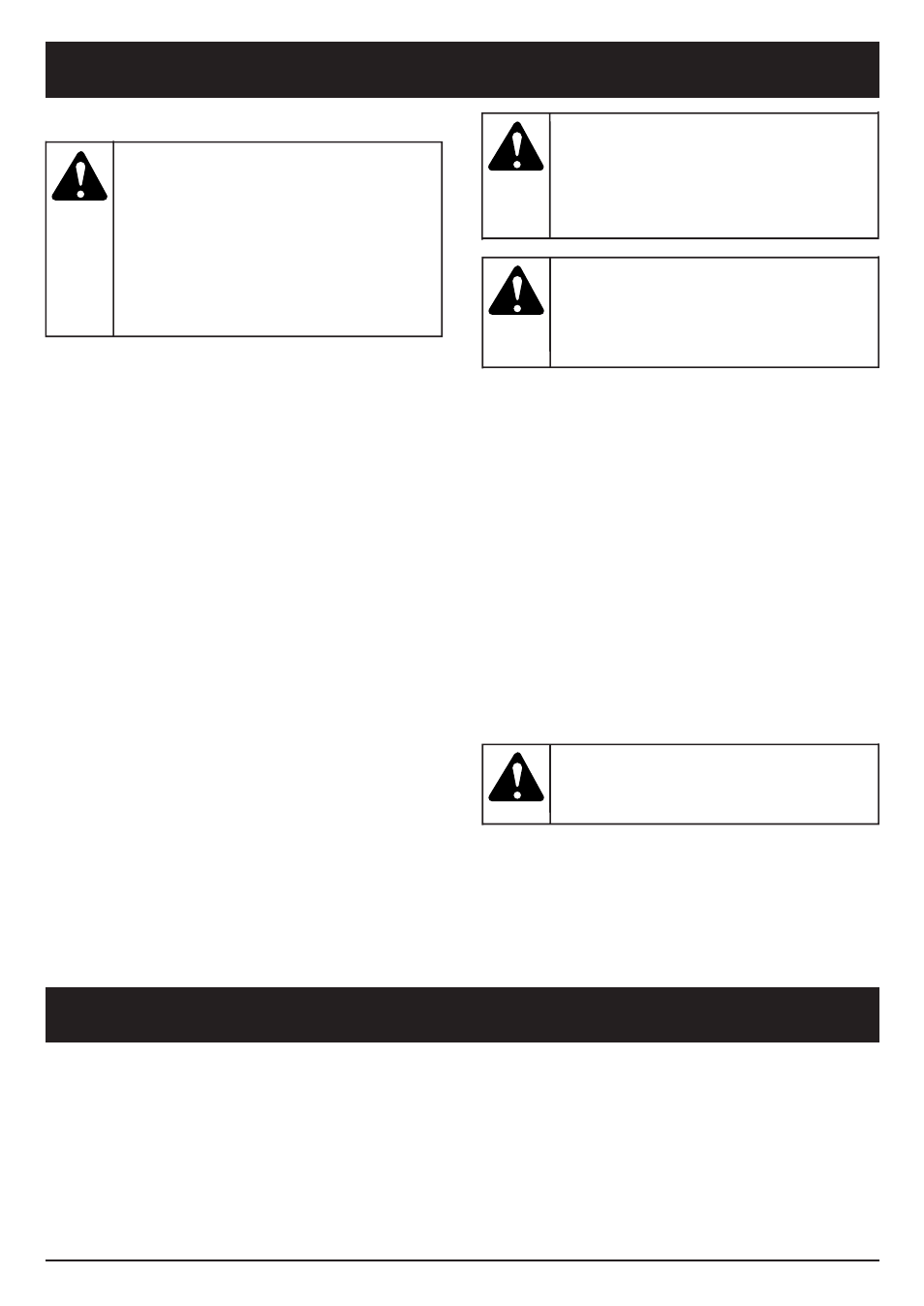 Advertencia, Instrucciones de mantenimiento y reparación, Especificaciones | MTD TBPS User Manual | Page 41 / 44