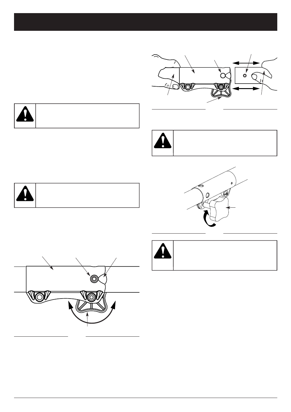 Warning, Caution, Operating instructions | MTD TBPS User Manual | Page 8 / 44