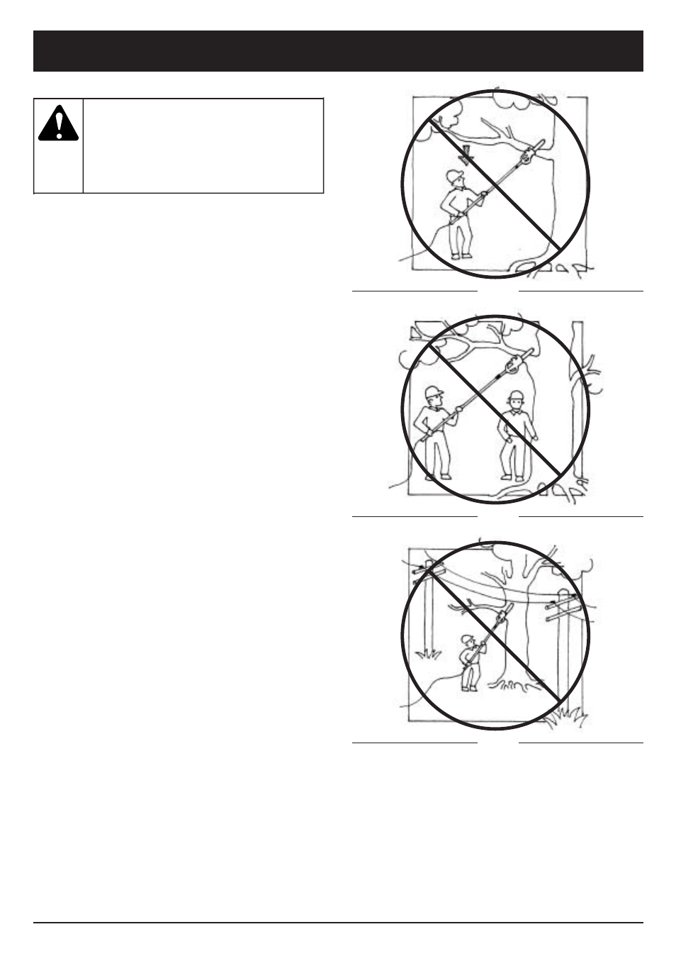 Warning, Operating instructions | MTD TBPS User Manual | Page 9 / 44