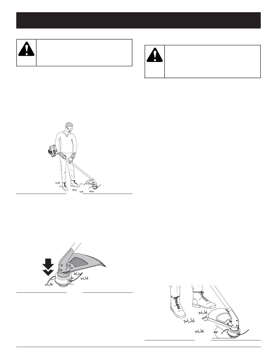 Avertissement, Mise en garde, Mode d'emploi | MTD Y765 User Manual | Page 30 / 64