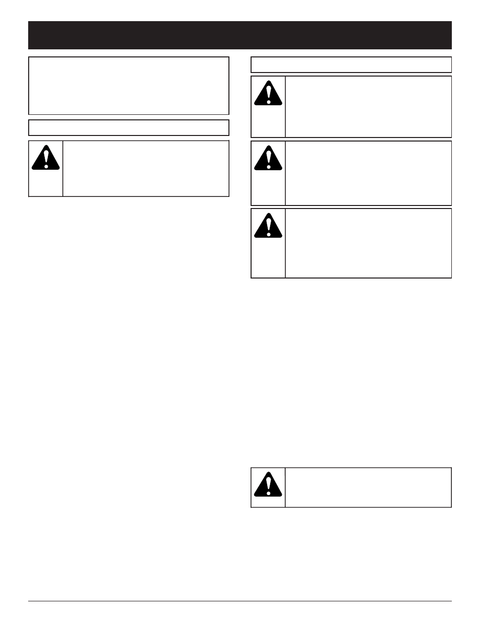 Importante informacion de seguridad, Advertencia, Peligro | Precaucion, Alerta de seguridad, Normas para una operacion segura | MTD Y765 User Manual | Page 43 / 64