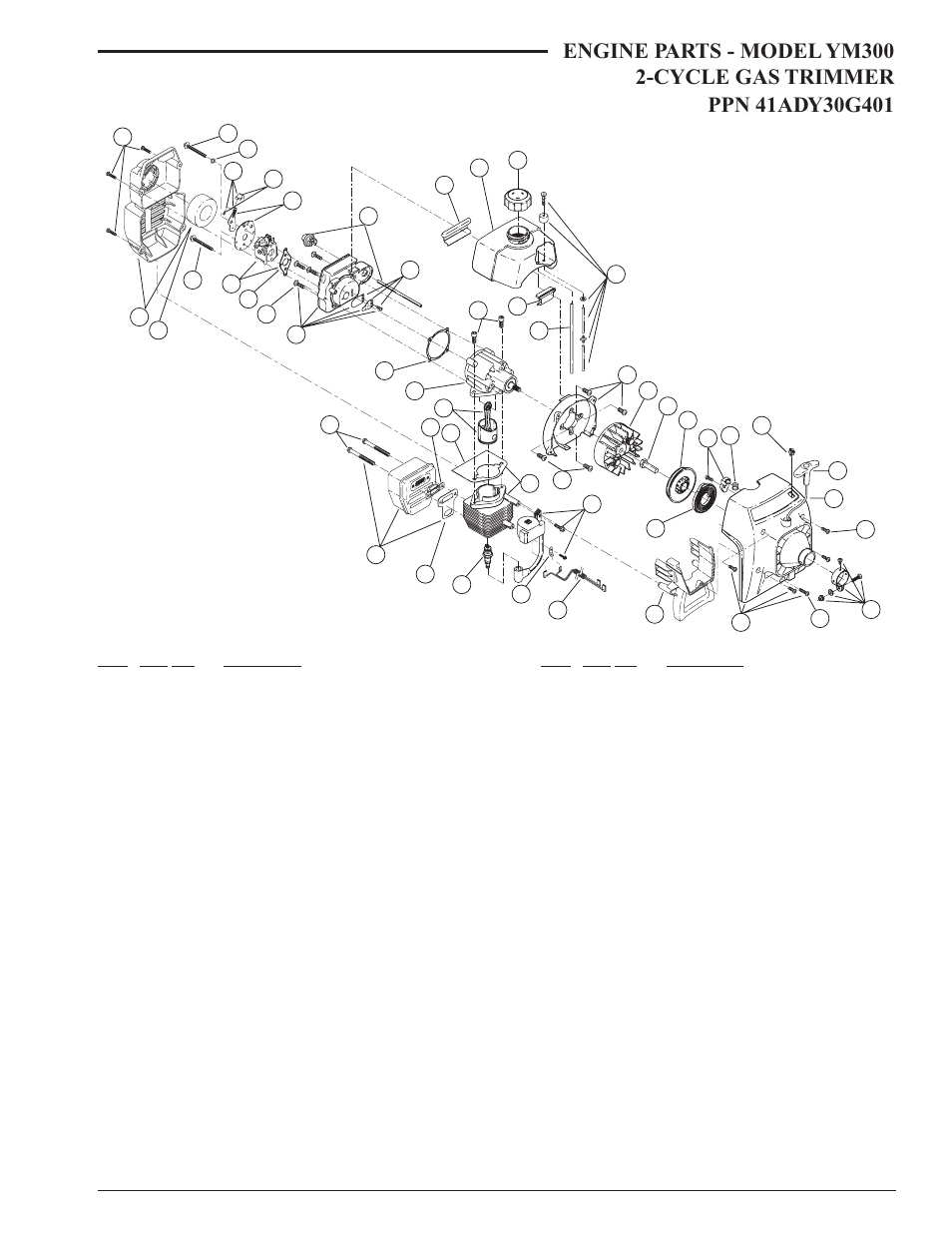 MTD YM300 User Manual | 2 pages