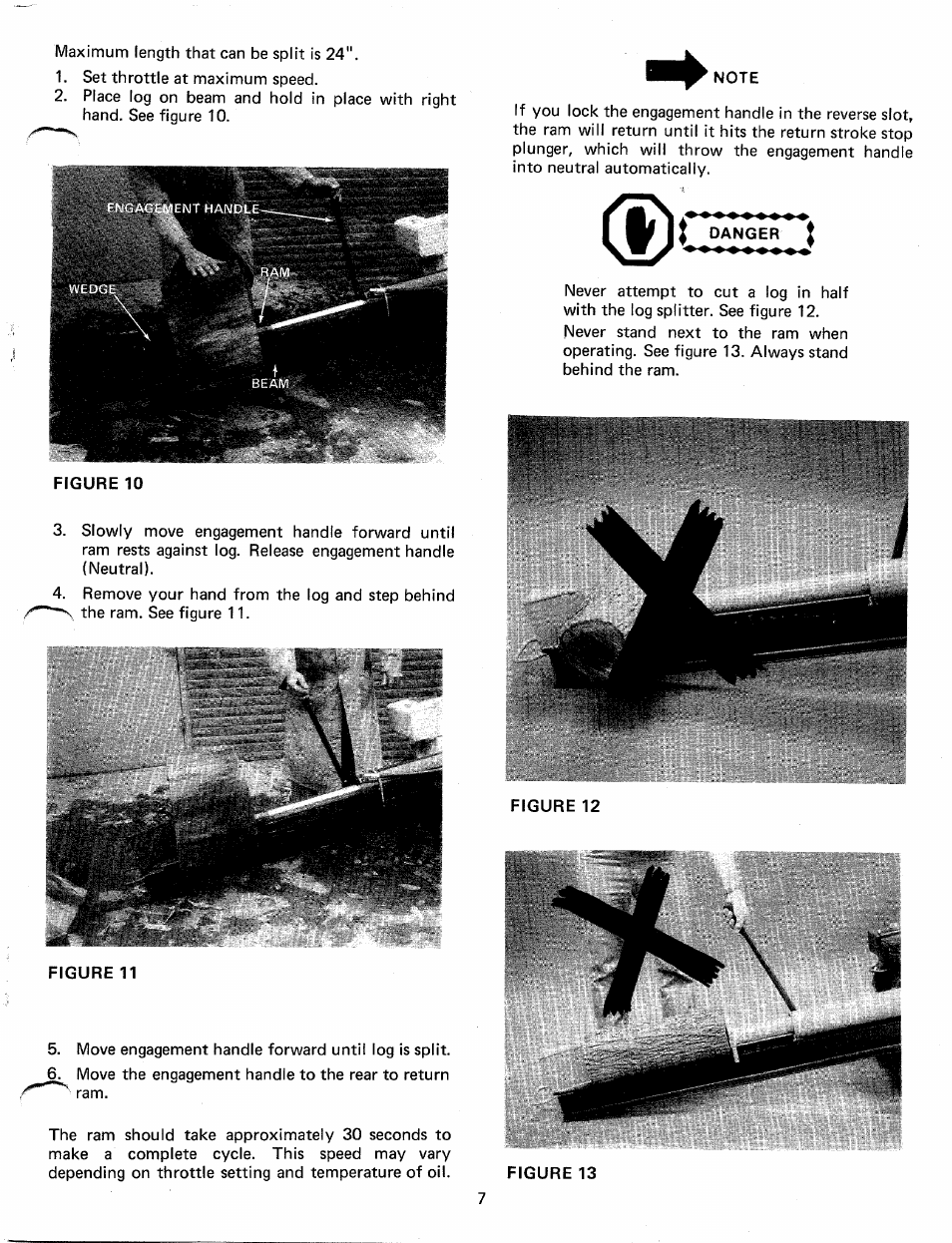 Danger | MTD 24642-A User Manual | Page 7 / 12