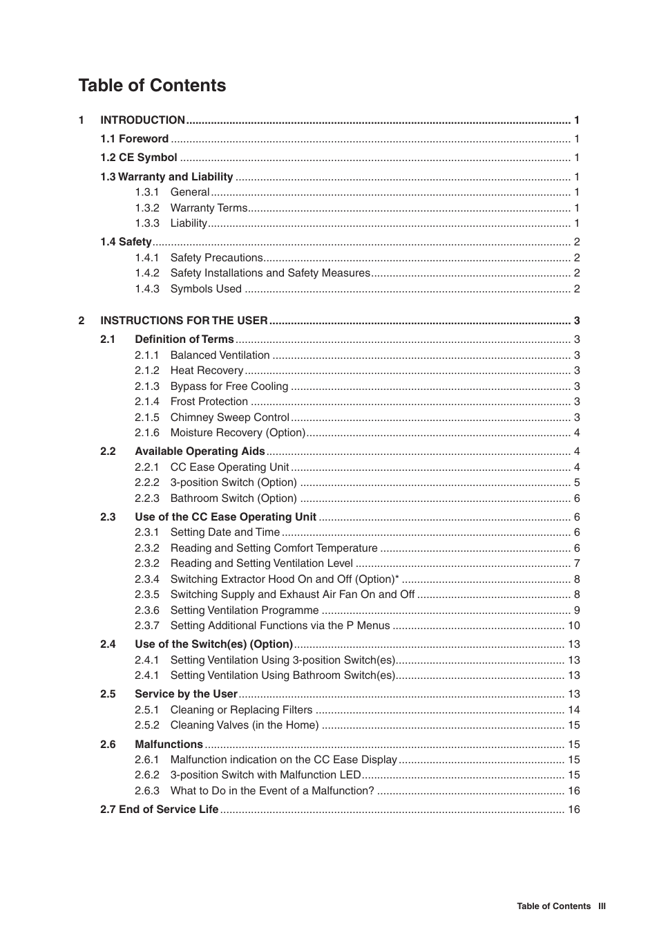 MTD -ERV 350 User Manual | Page 3 / 56