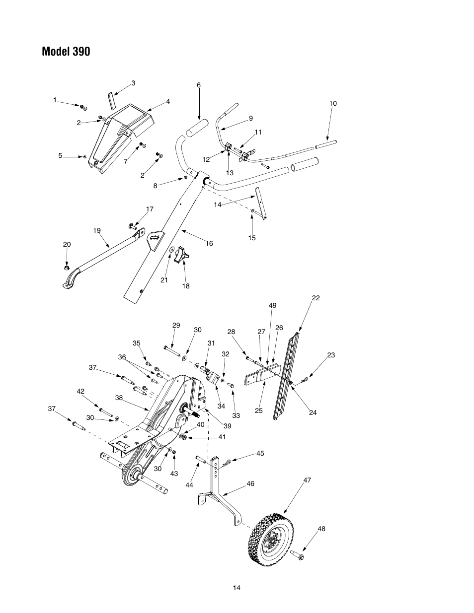 Model 390 | MTD 393 User Manual | Page 14 / 20