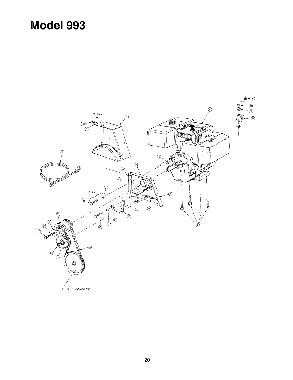 Model 993 | MTD 770-10278 993 User Manual | Page 20 / 24