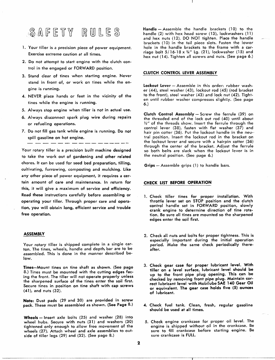 MTD 214-200A User Manual | Page 2 / 12