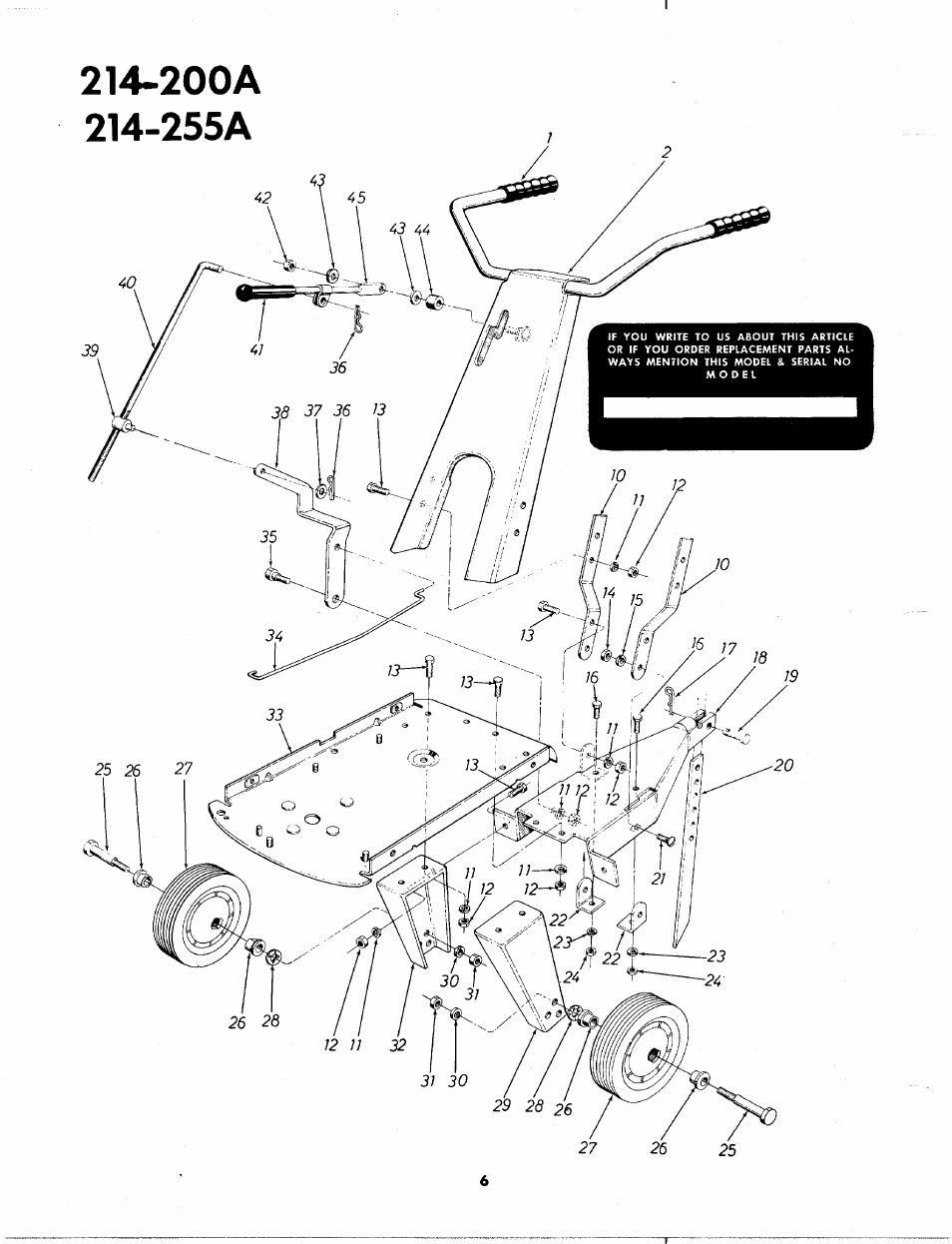 200a, 255a | MTD 214-200A User Manual | Page 6 / 12