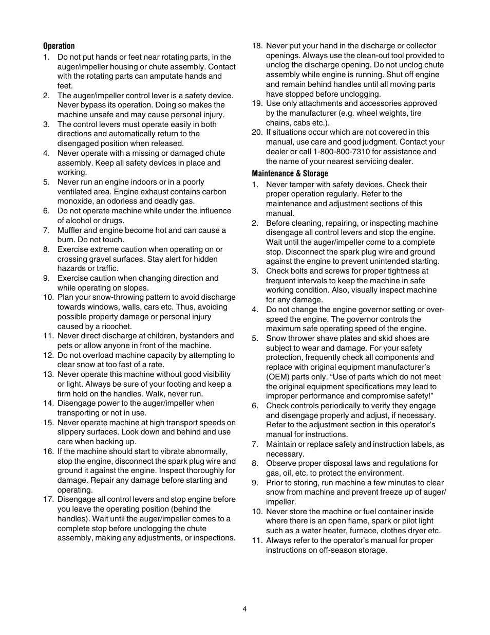 MTD 6DE User Manual | Page 4 / 28