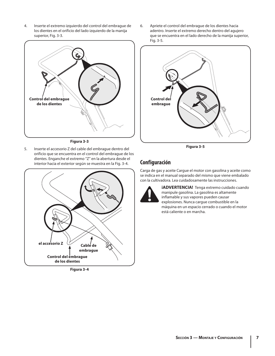 Configuración | MTD 250 Series User Manual | Page 27 / 36