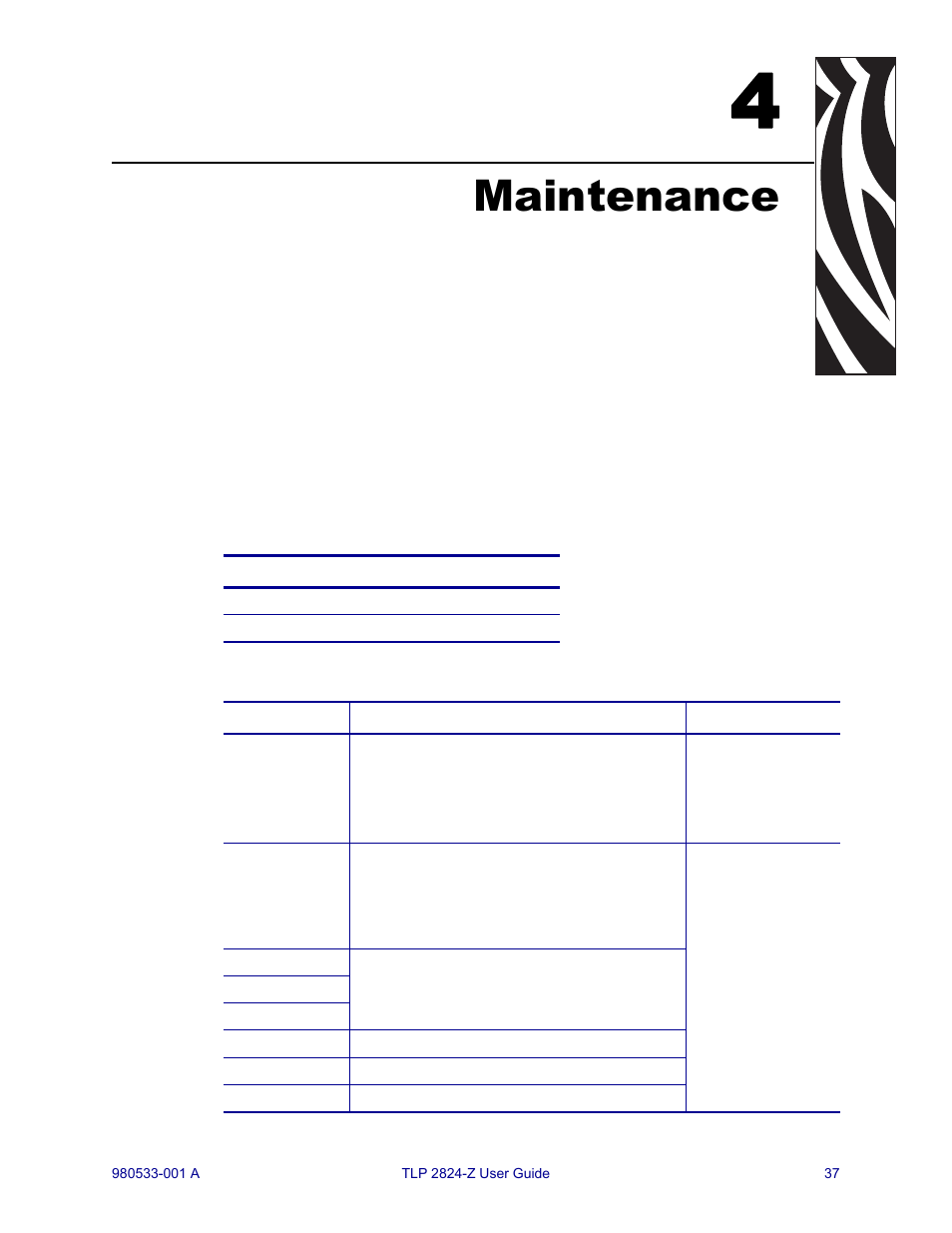 Maintenance, Cleaning, 4 • maintenance | MTD TLP 2824-Z User Manual | Page 37 / 64