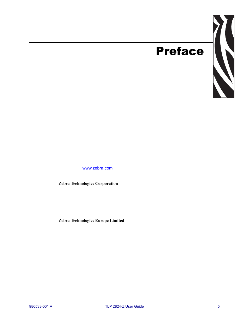 Preface, Contacts | MTD TLP 2824-Z User Manual | Page 5 / 64