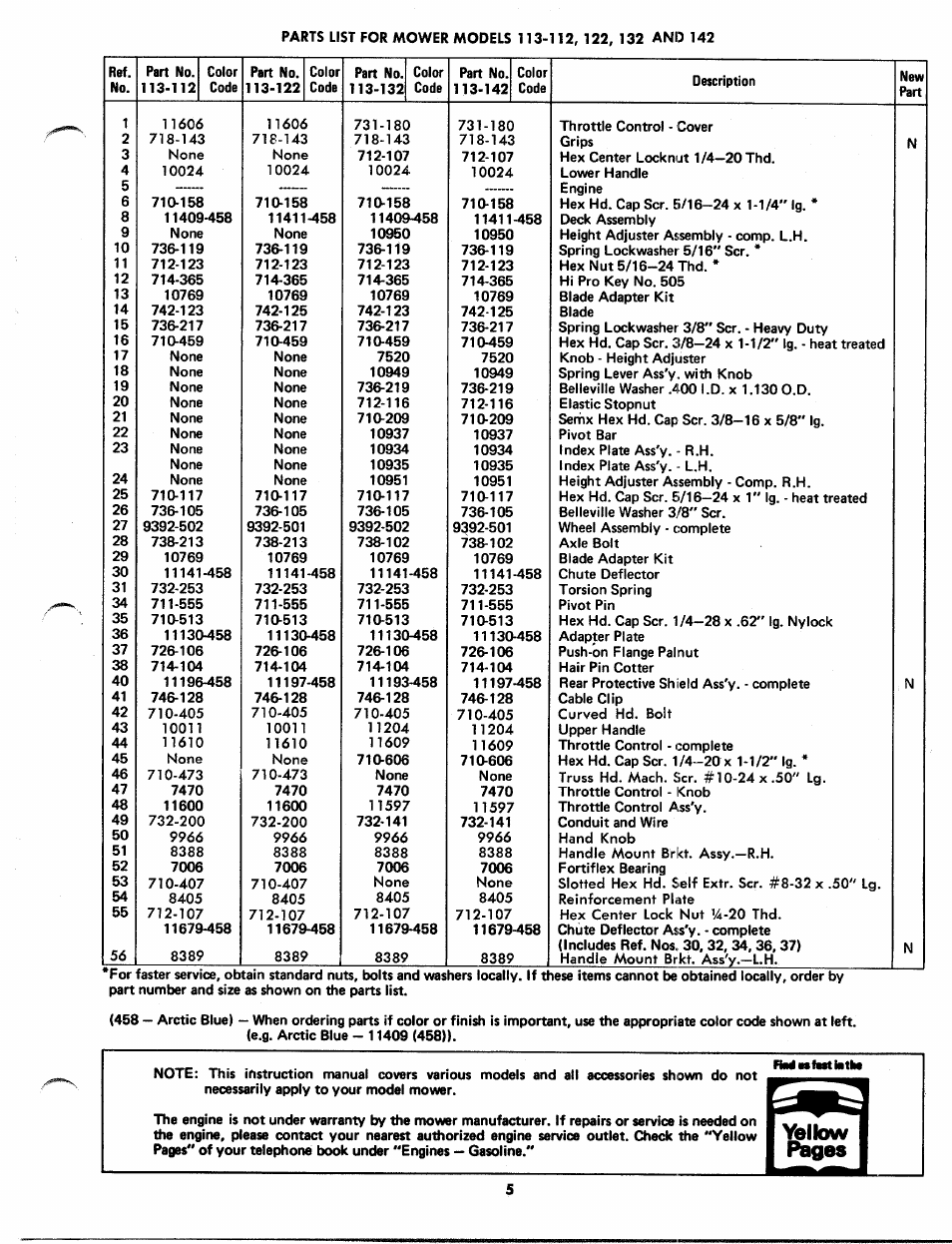 MTD 113-112 User Manual | Page 5 / 9