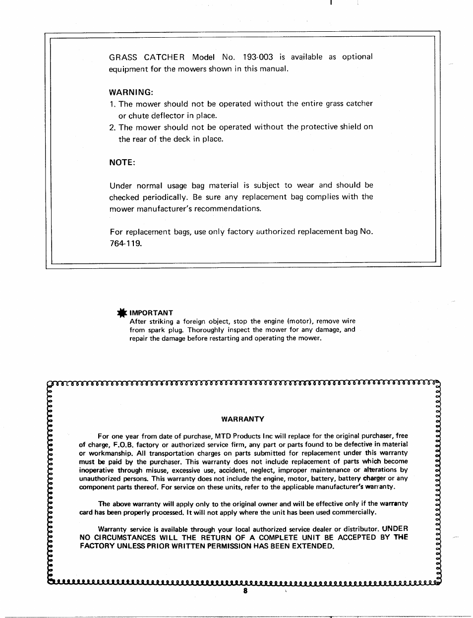 MTD 113-112 User Manual | Page 8 / 9