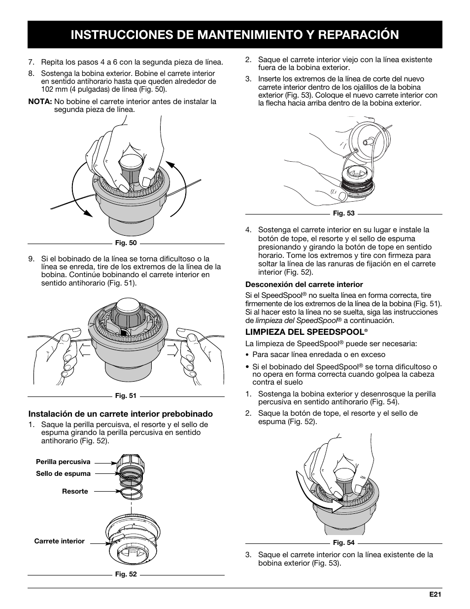 Instrucciones de mantenimiento y reparación | MTD YM26CO User Manual | Page 85 / 104