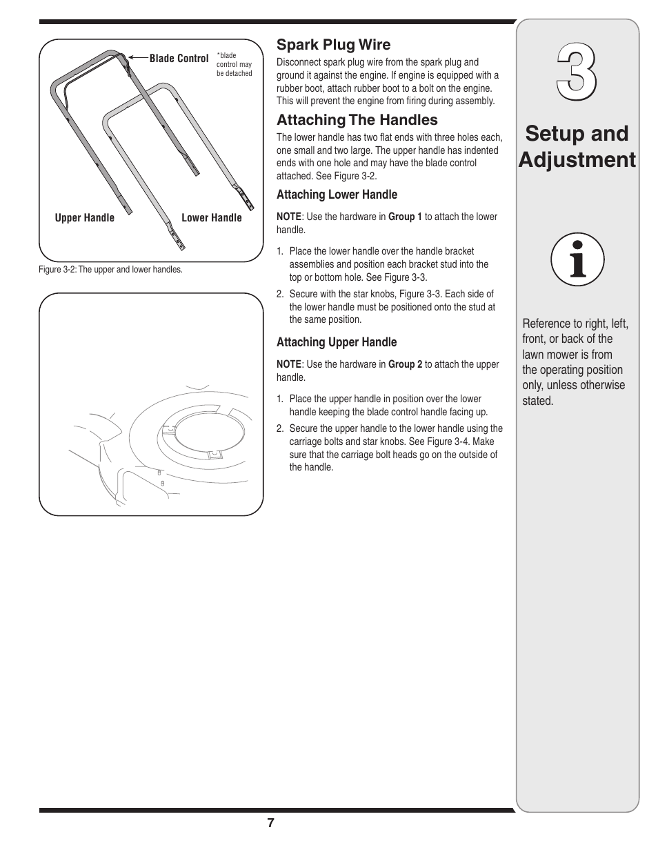 Setup and adjustment | MTD 030 Series User Manual | Page 7 / 20