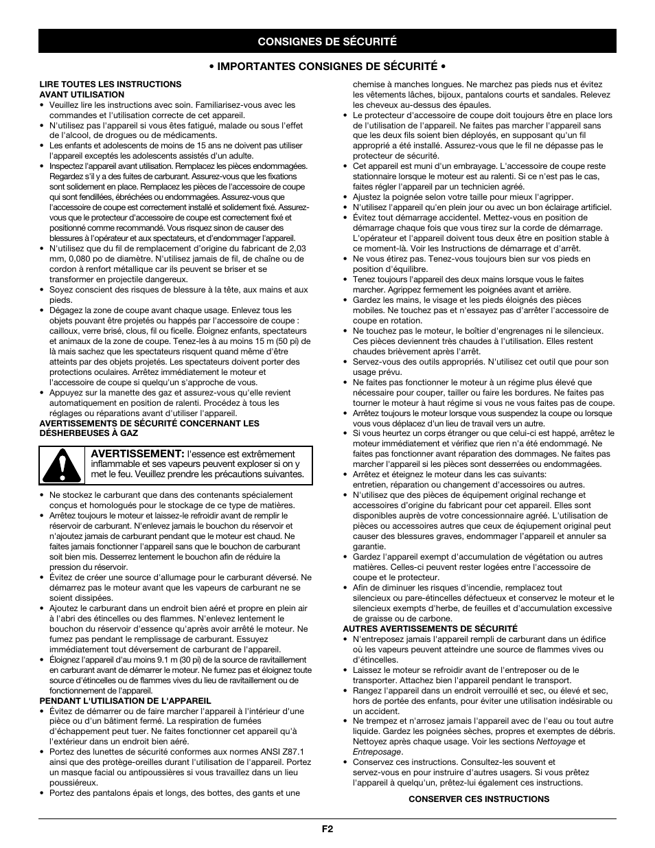 MTD TB26CO User Manual | Page 18 / 52