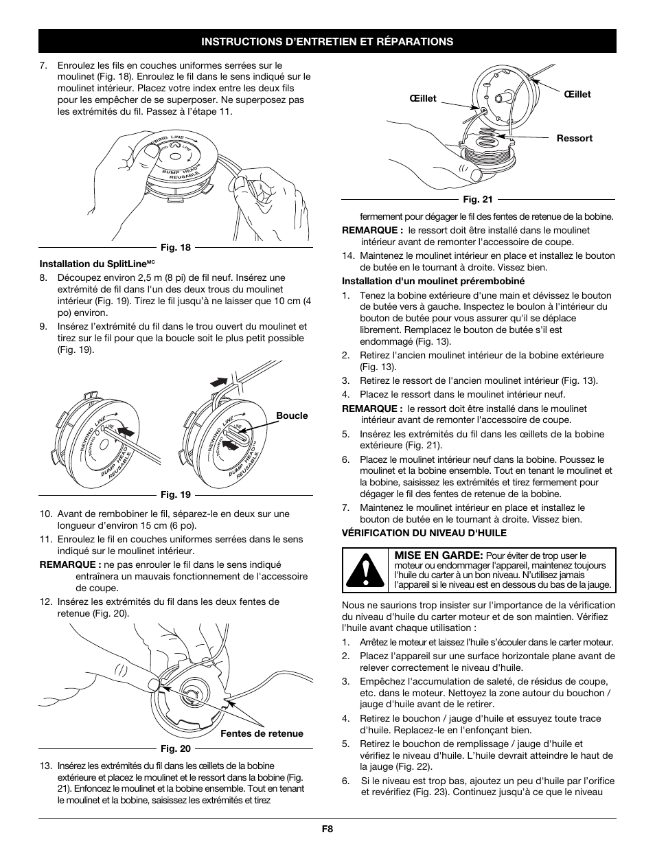 MTD TB26CO User Manual | Page 24 / 52