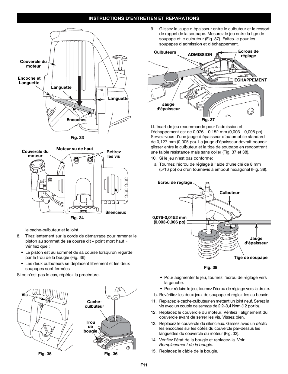 MTD TB26CO User Manual | Page 27 / 52