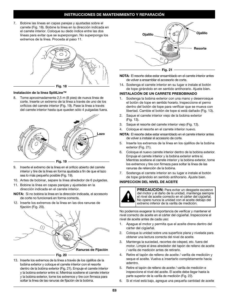 MTD TB26CO User Manual | Page 40 / 52