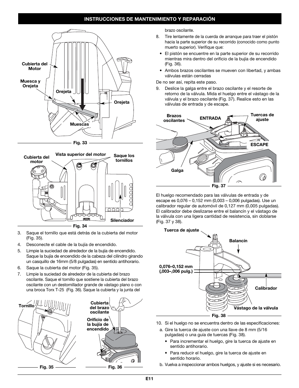 MTD TB26CO User Manual | Page 43 / 52