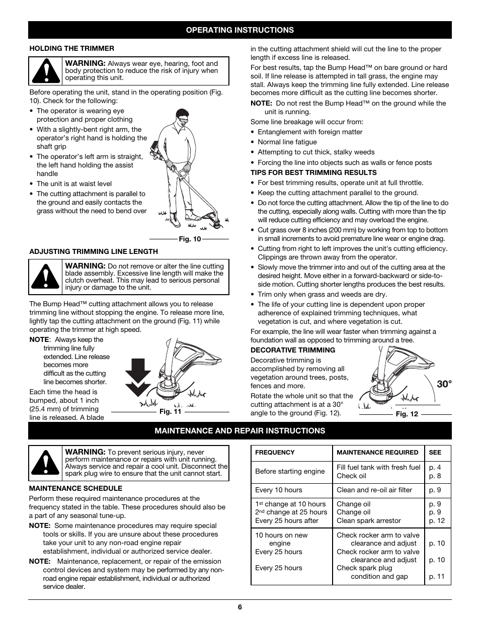 MTD TB26CO User Manual | Page 6 / 52