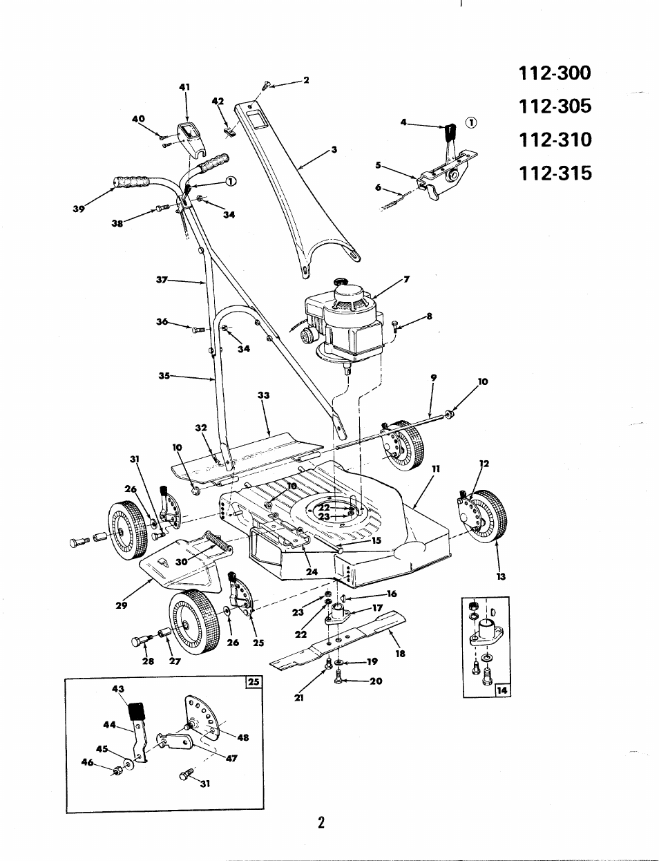 MTD 112-310 User Manual | Page 2 / 6