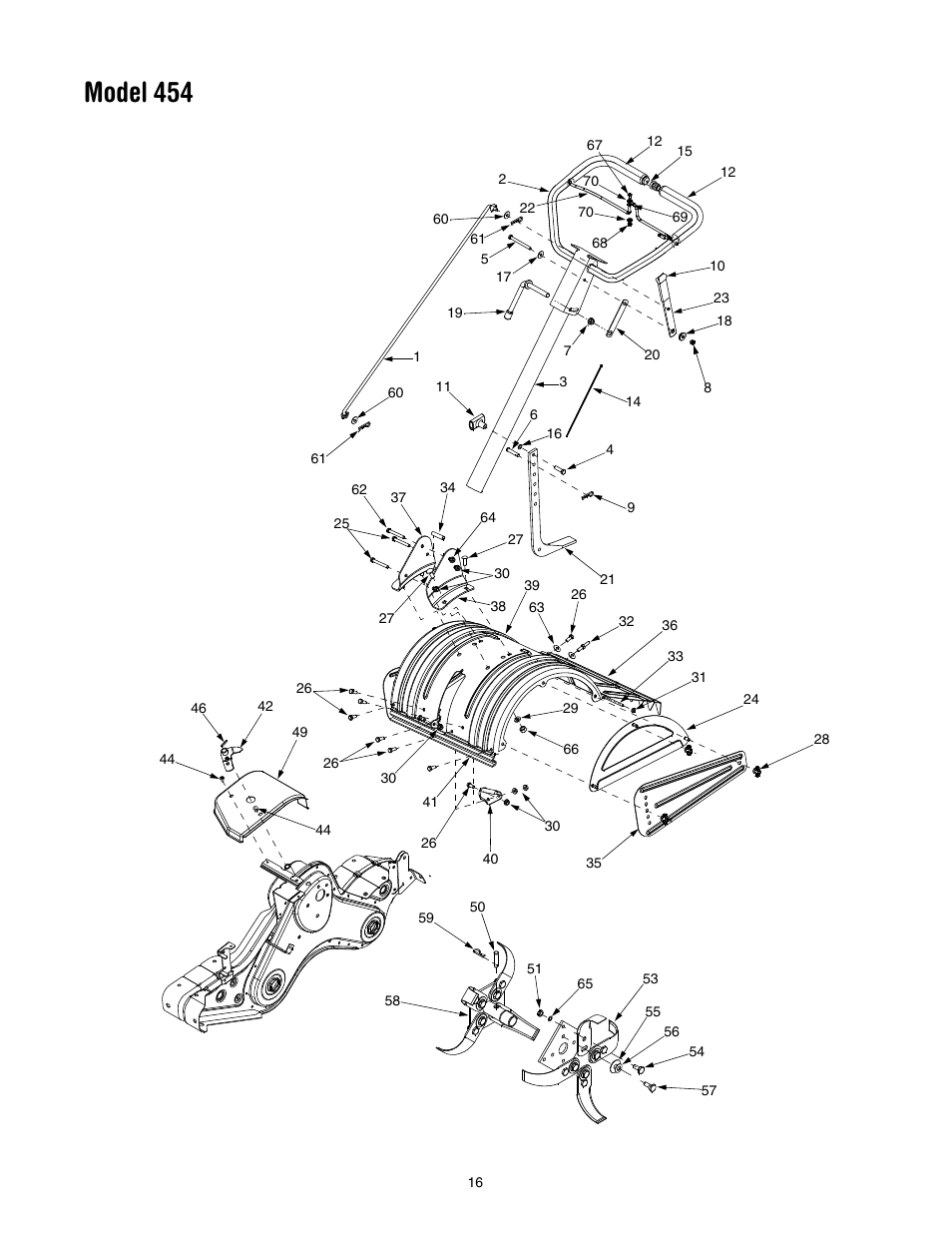 Model 454 | MTD 454 User Manual | Page 16 / 20