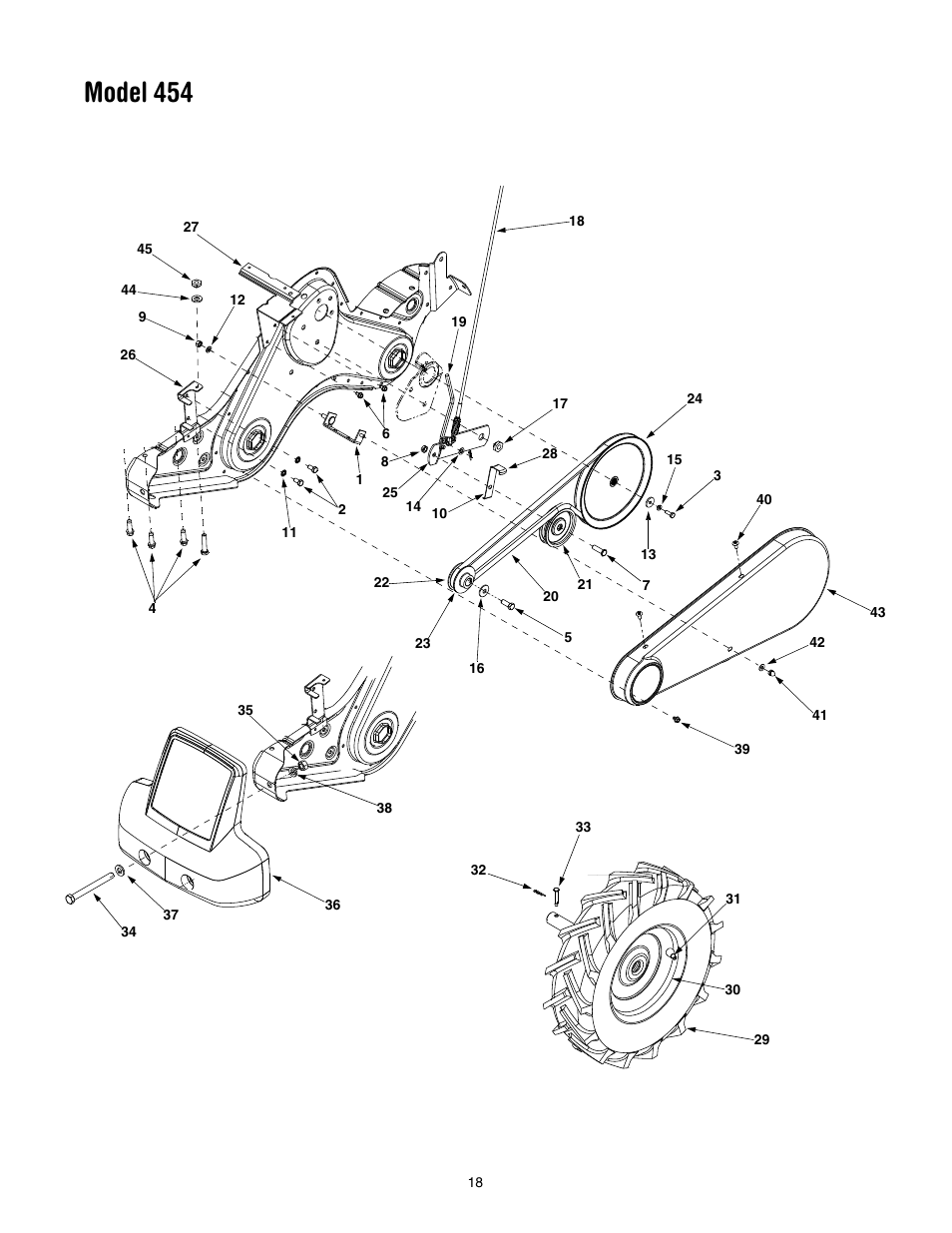 Model 454 | MTD 454 User Manual | Page 18 / 20