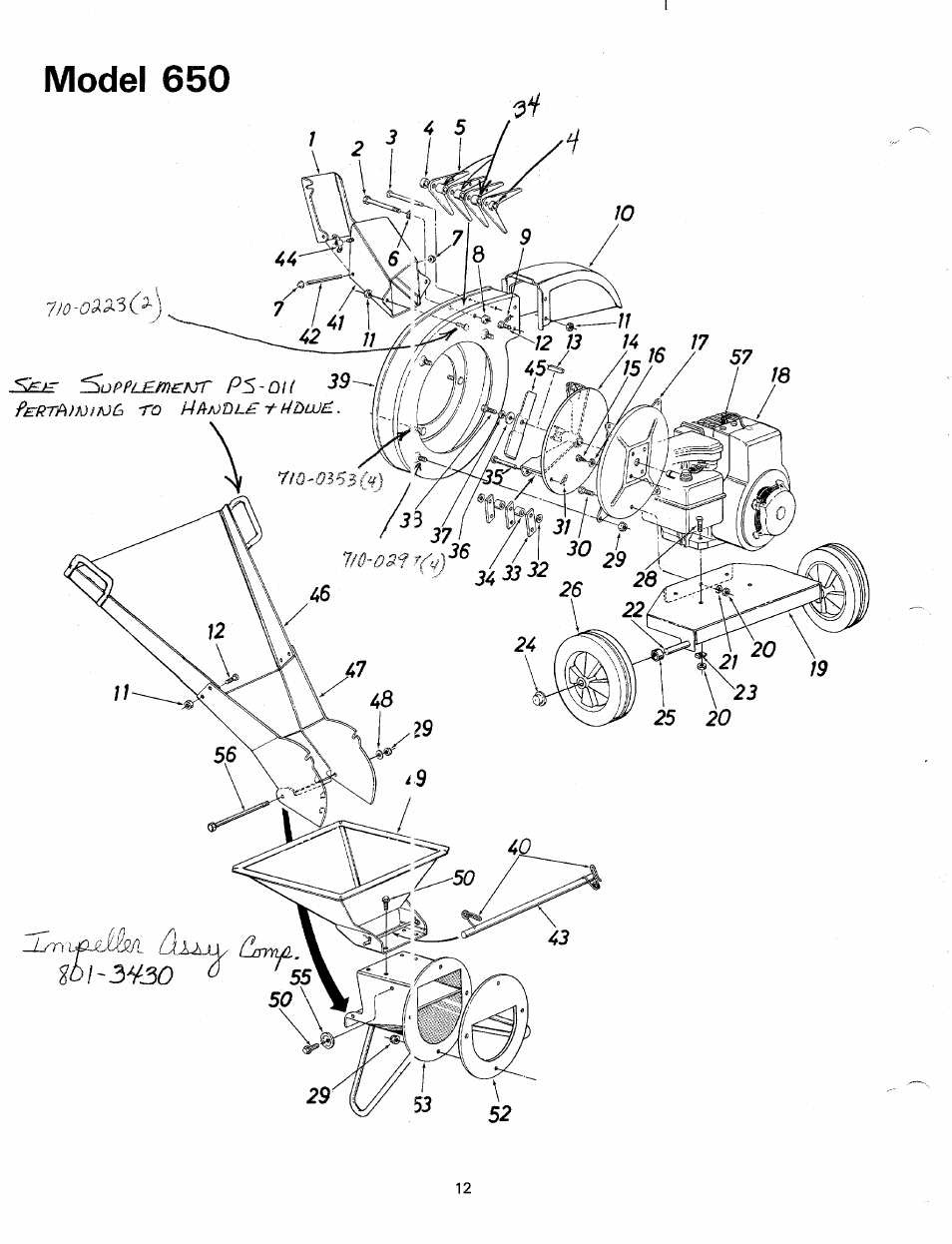 Model 650 | MTD 24650-9 User Manual | Page 12 / 16