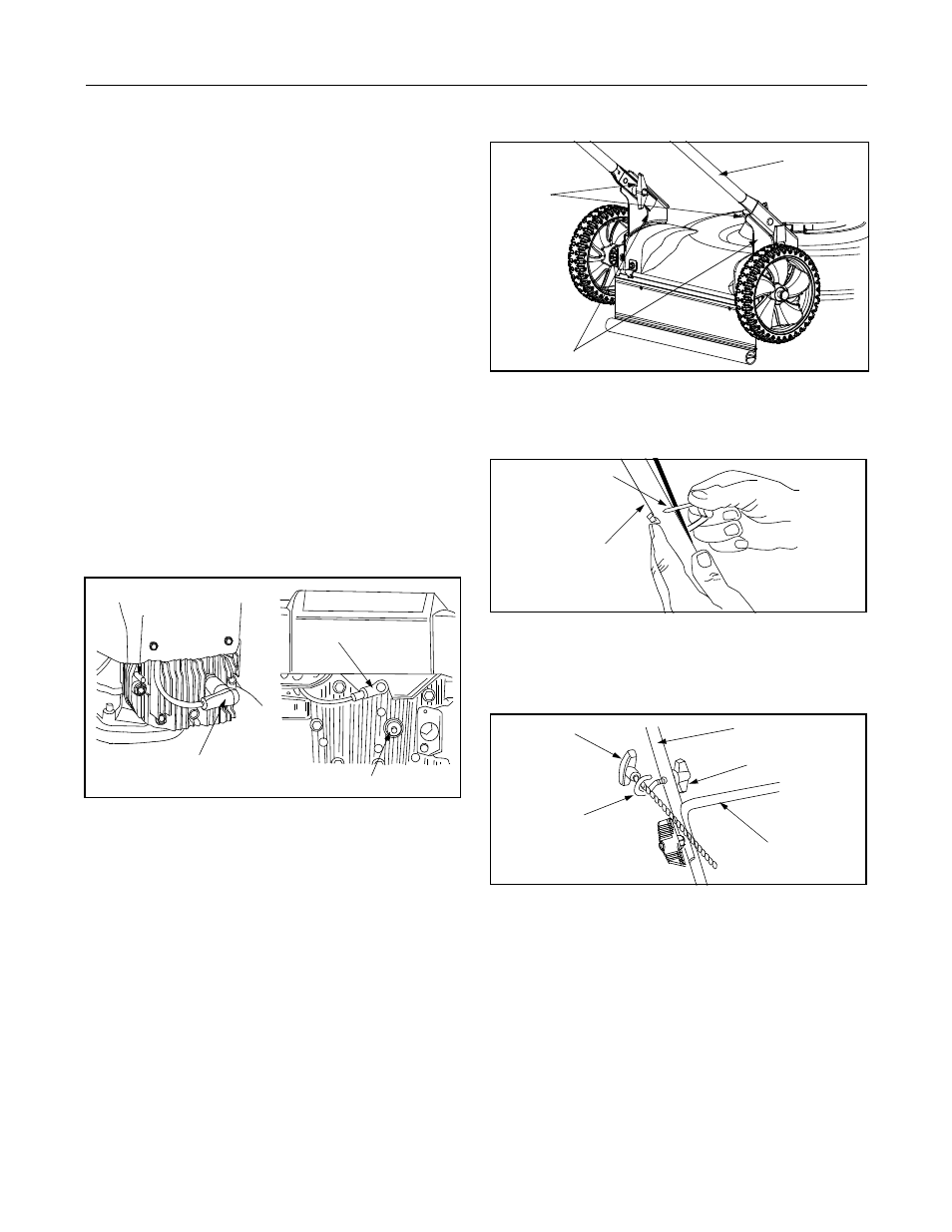 Removing unit from carton, Disconnecting spark plug wire, Setting up your lawn mower | MTD 080 Thru 099 User Manual | Page 7 / 16