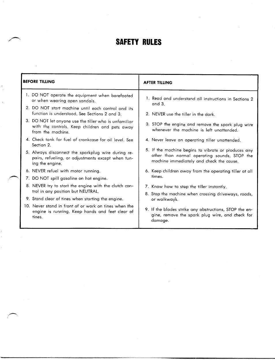 Safety rules | MTD 1850 User Manual | Page 3 / 23