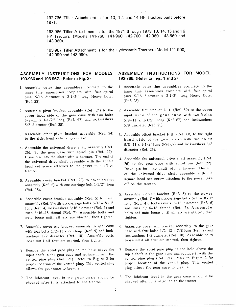 MTD 192-766 User Manual | Page 2 / 8