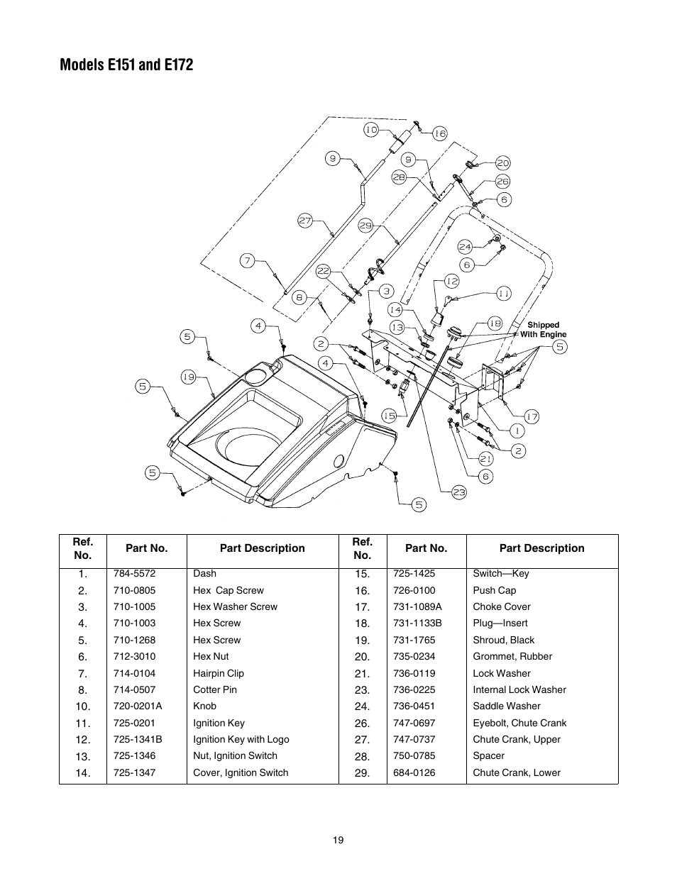 MTD E173 User Manual | Page 19 / 24