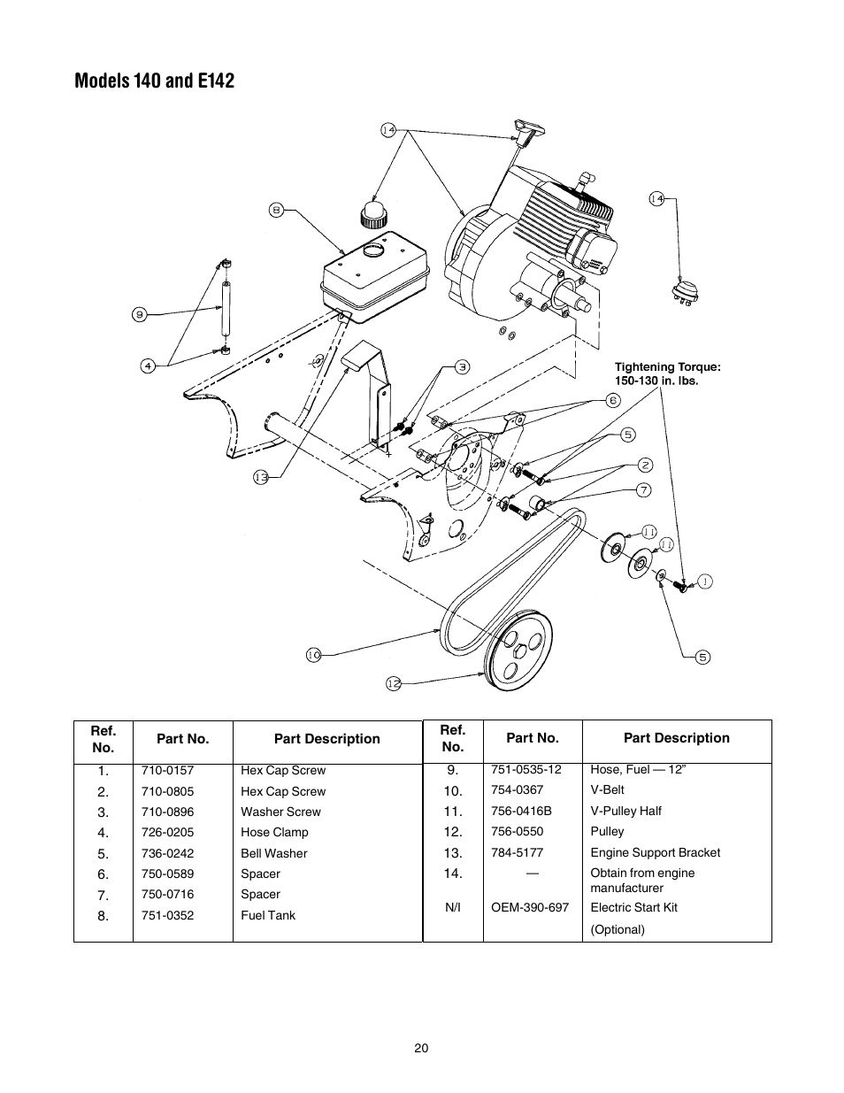 MTD E173 User Manual | Page 20 / 24