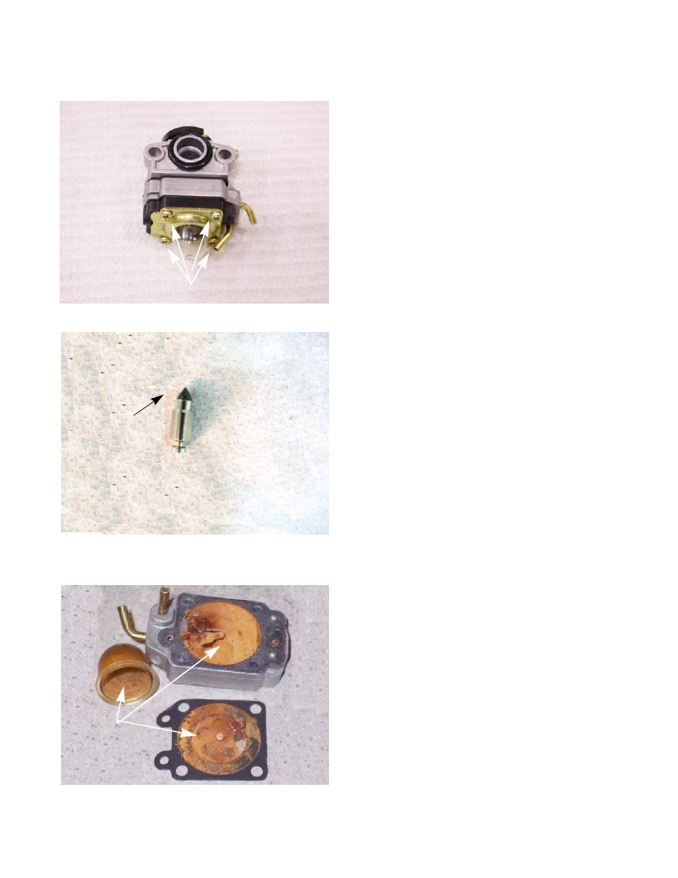 Disassembly of the carburetor | MTD AC3 User Manual | Page 41 / 68