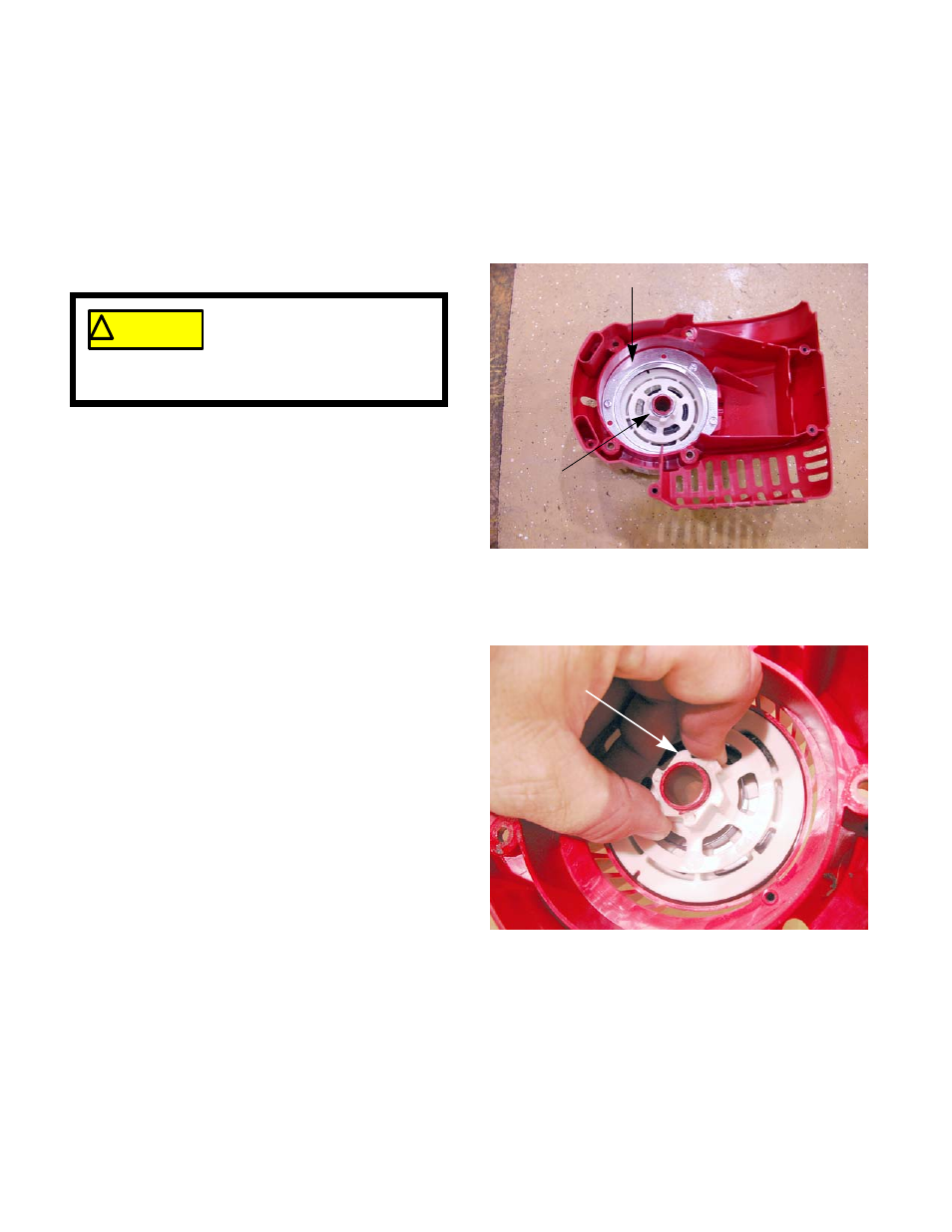 The starter rope, pulley and springs | MTD AC3 User Manual | Page 48 / 68