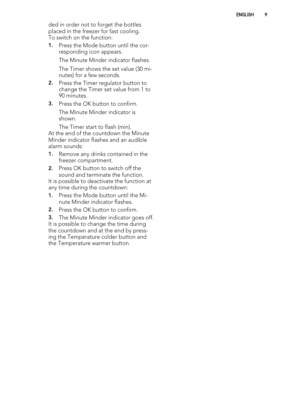 AEG S92500CNM0 User Manual | Page 9 / 92