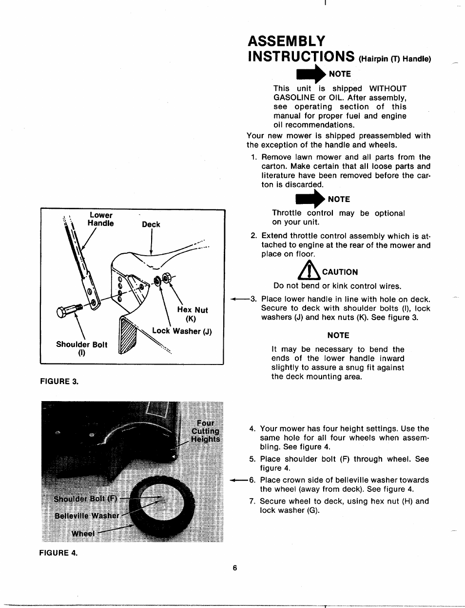 Assembly instructions | MTD 111-070A User Manual | Page 6 / 18