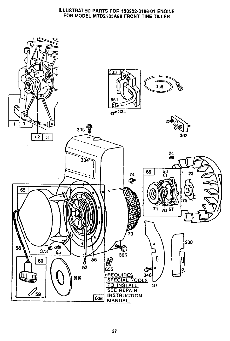 MTD 94-2105-B User Manual | Page 27 / 32