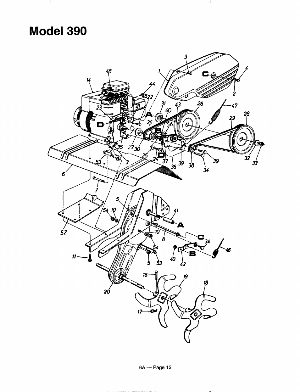 Model 390 | MTD 216-390-000 User Manual | Page 12 / 16