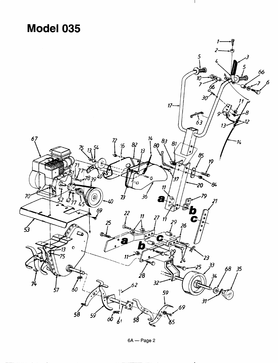 Model 035 | MTD 216-390-000 User Manual | Page 2 / 16