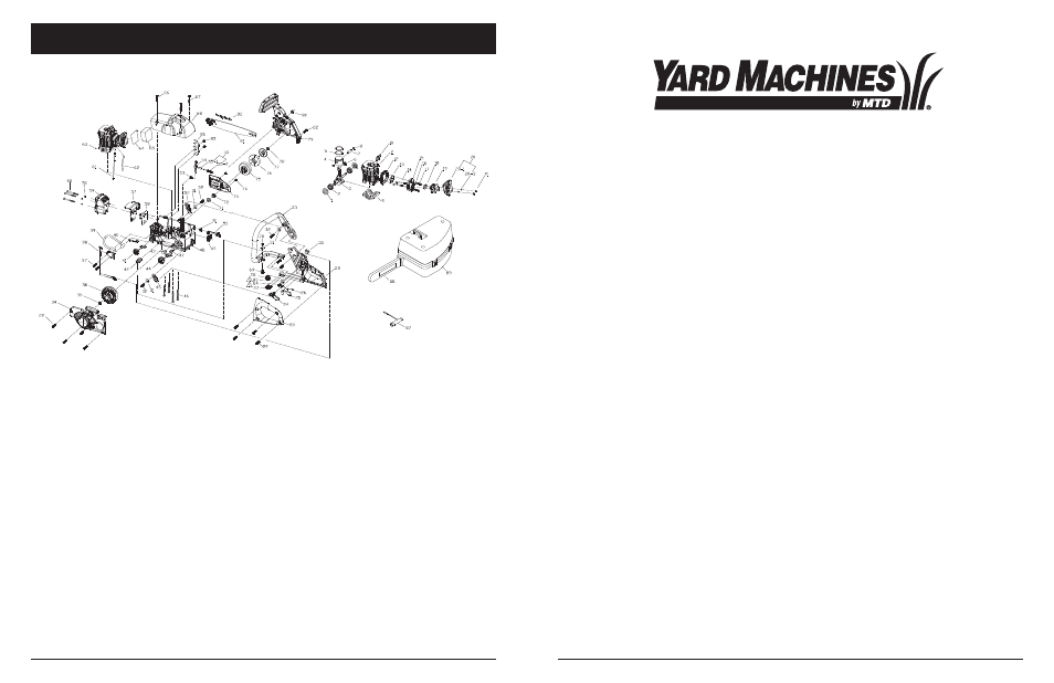 Mtd llc, Garantie limitée du fabricant pour | MTD 1642AVCC User Manual | Page 49 / 74
