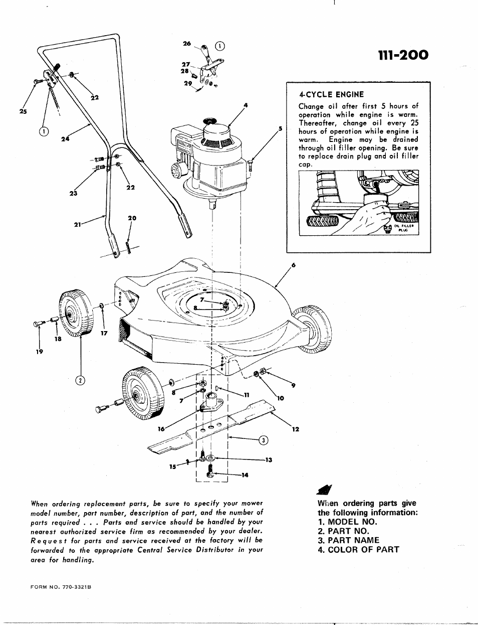 Crcle engine | MTD 111-200 User Manual | Page 2 / 4